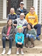 Brenda Tomlin and her grandchildren.